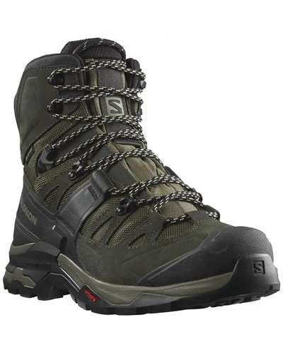 Salomon Quest 4 GTX Gore-Tex Men's Trekking Boots, Olive Night/Peat/Safari