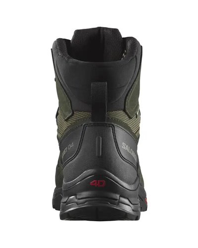 Salomon Quest 4 GTX Gore-Tex Men's Trekking Boots, Olive Night/Peat/Safari