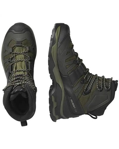 Salomon Quest 4 GTX Gore-Tex Scarponi Trekking Uomo, Olive Night/Peat/Safari