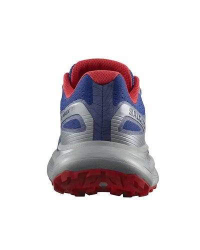 Salomon Glide Max TR Run the Alps Men's Trail Running Shoes, Surf the Web/Quarry/High Risk Red