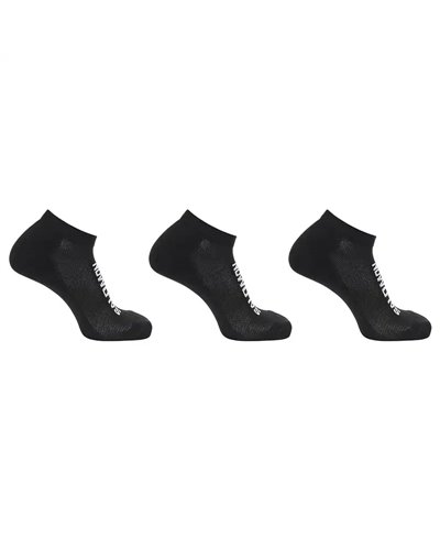 Salomon Everyday Low Calze Unisex, Black/Black/Black (3 Paia)