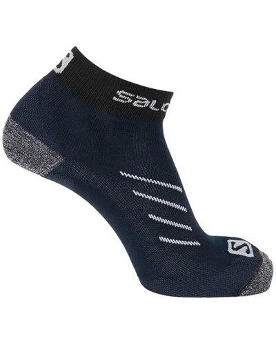 Salomon Pulse Ankle Calze Running, Mood Indigo/Translucent Night