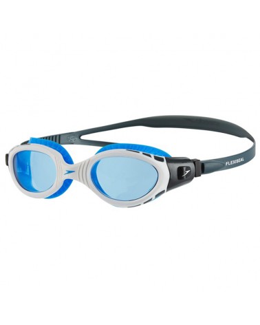 Speedo Futura Biofuse Flexiseal Swimm Goggle, Oxyd Grey/White/Blue