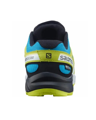 Salomon Speedcross CSWP J Waterproof Junior Trail Running Shoes, Hawaiian Ocean/Evening Primrose/Charlock