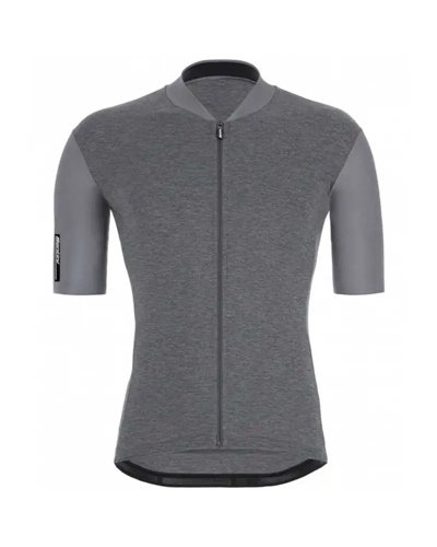 Santini Color Maglia Maniche Corte Uomo, Grigio Asfalto