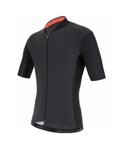 Santini Color Men's Short Sleeve Cycling Jersey, Black