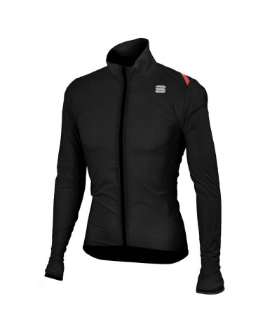 Sportful Hot Pack 6 Jacket Giacca Antivento Ciclismo, Black