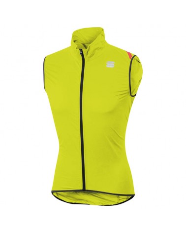 Sportful Hot Pack 6 Vest Gilet Antivento Ciclismo, Yellow Fluo