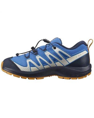 Salomon XA Pro V8 CSWP J Scarpe Impermeabili Junior, Palace Blue/Navy Blazer/Butterscotch