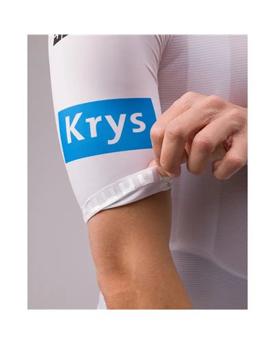 Santini Tour de France Best Young Rider Official Men's Short Sleeve Jersey, White