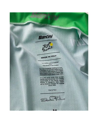 Santini Tour de France Best Sprinter Replica Men's Short Sleeve Jersey, Green