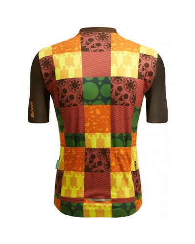 Santini Paris Tours Vigne Tour de France Official Men's Short Sleeve Jersey