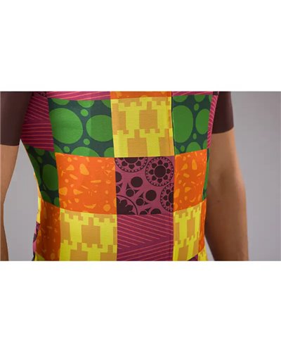 Santini Paris Tours Vigne Tour de France Official Men's Short Sleeve Jersey