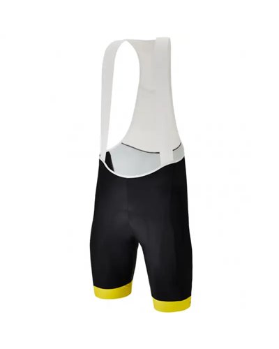 Santini Leader Classifica Generale Tour de France Official Salopette Corta Uomo - Fondello C3, Nero