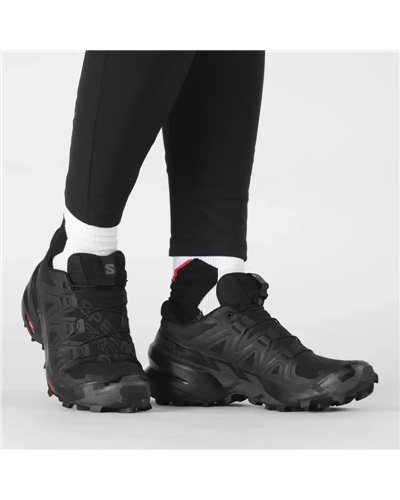 Salomon Speedcross 6 W Scarpe Trail Running Donna, Black/Black/Phantom