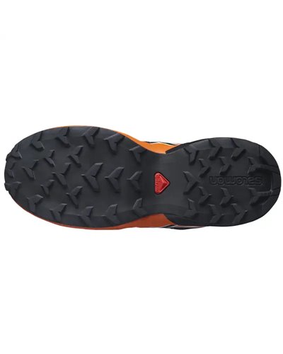 Salomon Speedcross J Scarpe Junior, Wrought Iron/Black/Vibrant Orange