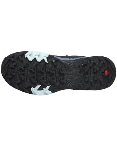 Salomon X Ultra 4 GTX Gore-Tex Women's Trekking Shoes, Black/Stormy Weather/Opal Blue