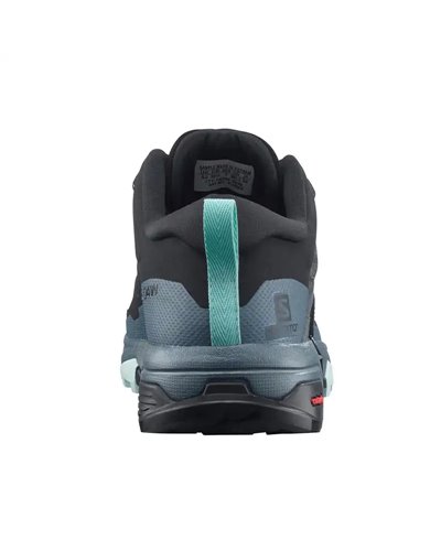 Salomon X Ultra 4 GTX Gore-Tex Women's Trekking Shoes, Black/Stormy Weather/Opal Blue