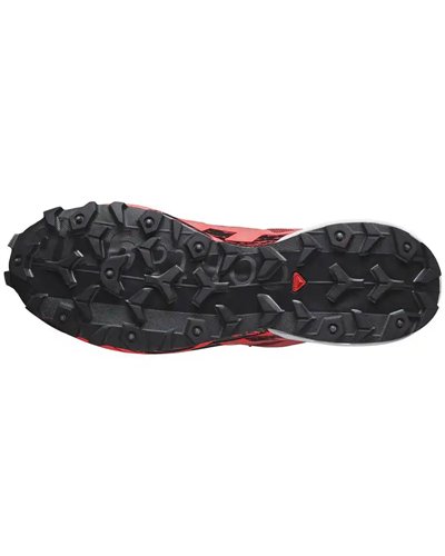 Salomon Spikecross 6 GTX Gore-Tex Unisex Trail Running Shoes, Cow Hide/Black/Fiery Coral
