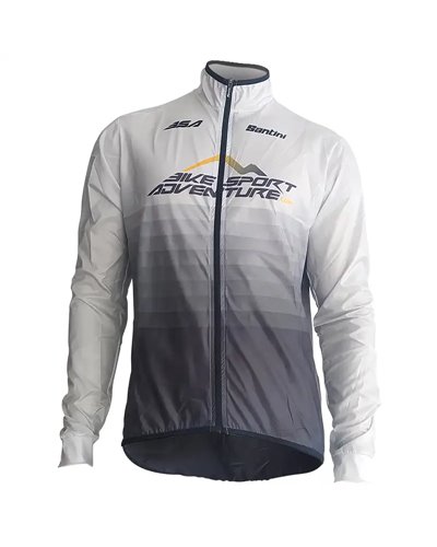 Santini Custom Spray BSA Bike Sport Adventure Giacca Comprimibile Antivento Uomo