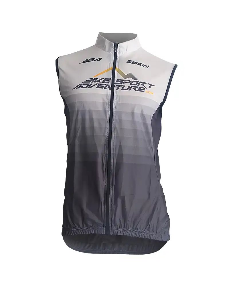 Santini Custom Fine BSA Bike Sport Adventure Men's Packable Windproof Vest
