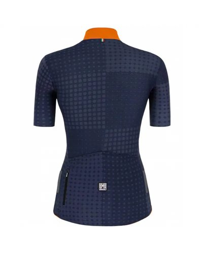 Santini Tono Sfera Women's Short Sleeve Cycling Jersey, Nautica Blue