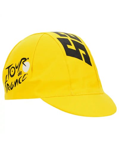 Santini Tour de France Official Cappellino in Cotone, Giallo (Taglia Unica)