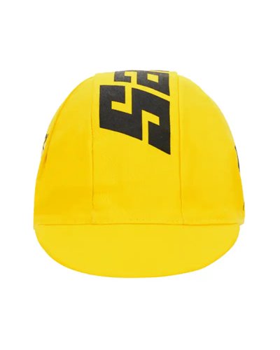 Santini Tour de France Official Cotton Cycling Cap, Yellow (One Size Fits All)