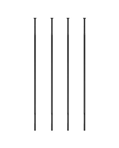 Sapim Raggio CX-Sprint Inox Testa I-Dritta - 232mm, Nero (4 pz)