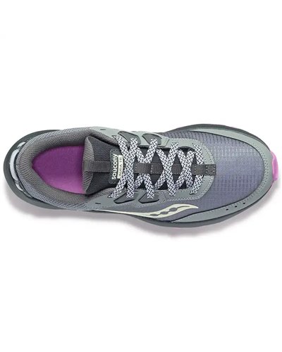 Saucony Aura TR Scarpe Trail Running Donna, Fossil/Grape
