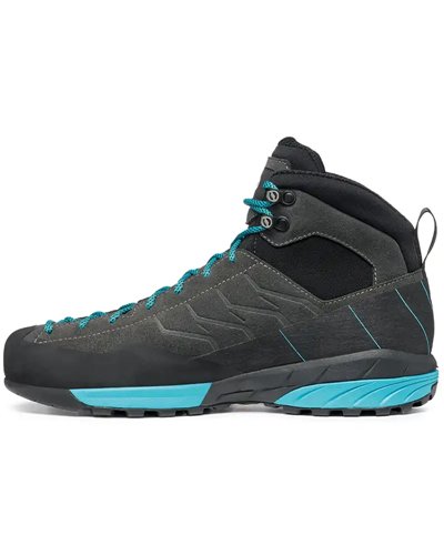 Scarpa Mescalito Mid GTX Gore-Tex Men's Approach Boots, Shark/Azure