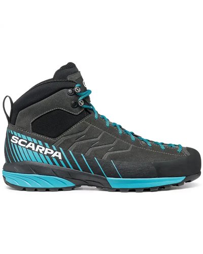 Scarpa Mescalito Mid GTX Gore-Tex Scarponi Approach Uomo, Shark/Azure
