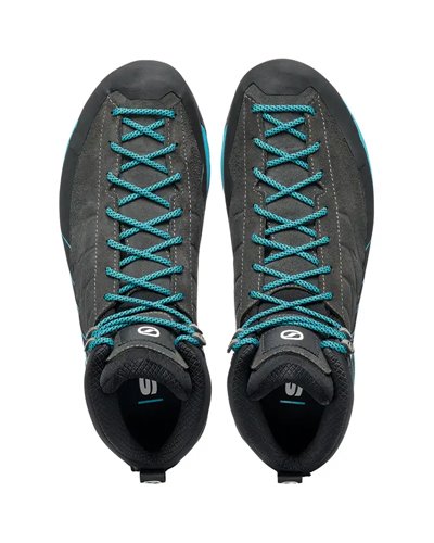Scarpa Mescalito Mid GTX Gore-Tex Men's Approach Boots, Shark/Azure