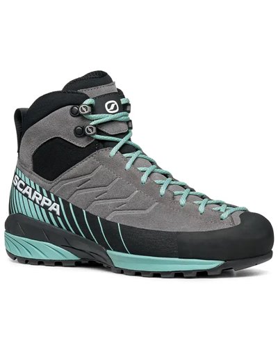 Scarpa Mescalito Mid GTX Gore-Tex Scarponi Approach Donna, Midgray/Aqua