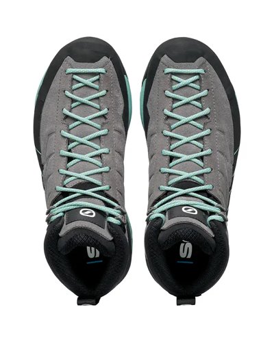 Scarpa Mescalito Mid GTX Gore-Tex Women's Approach Boots, Midgray/Aqua