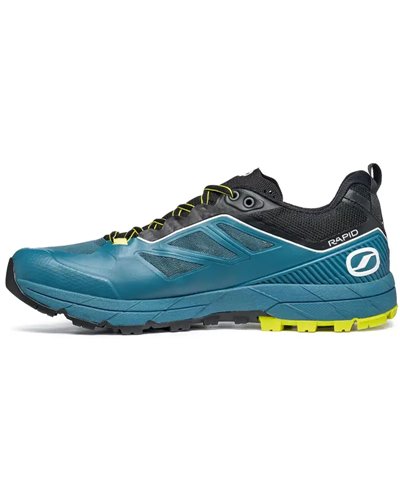 Scarpa Rapid Men's Approach Shoes, Blue/Acid Lime