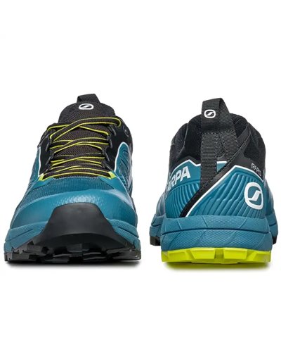 Scarpa Rapid Men's Approach Shoes, Blue/Acid Lime