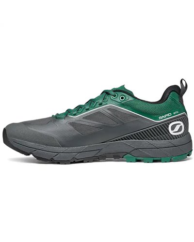 Scarpa Rapid GTX Gore-Tex Scarpe Avvicinamento Uomo, Anthracite/Alpine Green