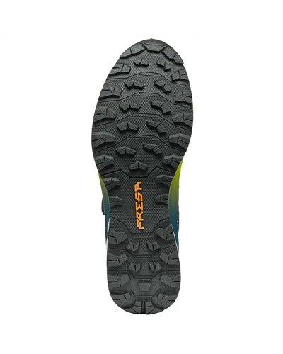 Scarpa Ribelle Run Kalibra HT Men's Trail Running Shoes, Lime Green/Deep Lagoon