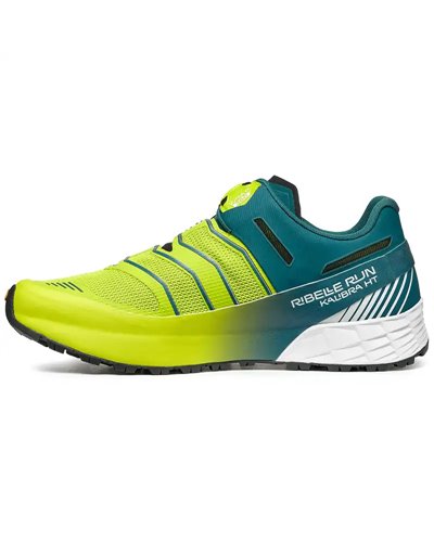 Scarpa Ribelle Run Kalibra HT Men's Trail Running Shoes, Lime Green/Deep Lagoon