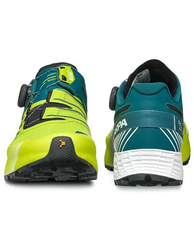 Scarpa Ribelle Run Kalibra HT Men's Trail Running Shoes, Lime Green/Deep Lagoon