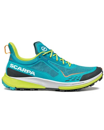Scarpa Golden Gate Kima RT Scarpe Trail Running Uomo, Lake Blue/Lime