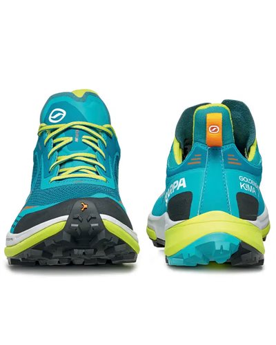 Scarpa Golden Gate Kima RT Scarpe Trail Running Uomo, Lake Blue/Lime