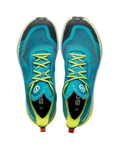 Scarpa Golden Gate Kima RT Scarpe Trail Running Uomo, Lake Blue/Lime