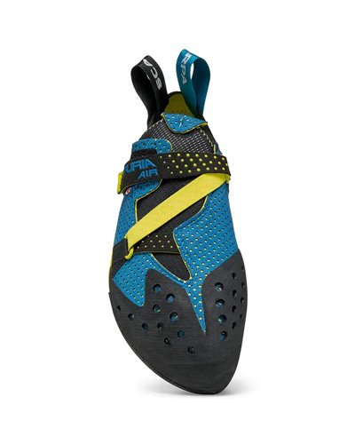 Scarpa Furia Air Climbing Shoes, Baltic Blue/Yellow