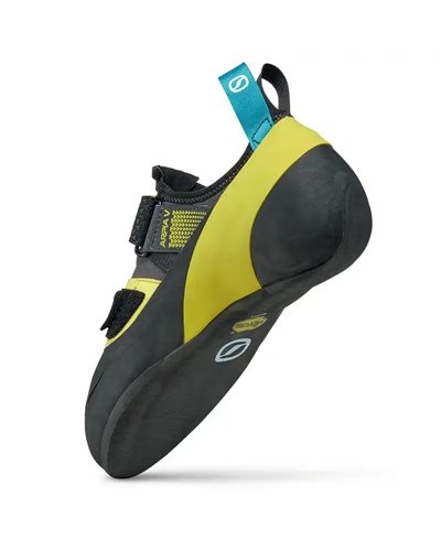Scarpa Arpia V Climbing Shoes, Shark/Yellow