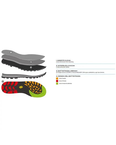 Scarpa Crux Scarpe Avvicinamento Uomo, Shark/Tonic/Gray