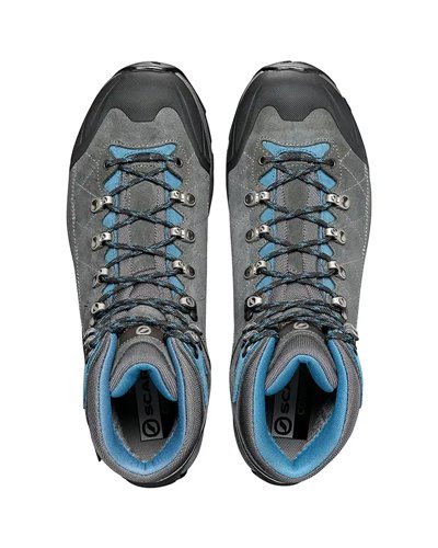 Scarpa Kailash Trek GTX Gore-Tex Scarponi Uomo, Shark Gray/Lake Blue