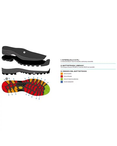 Scarpa Kailash Trek GTX Gore-Tex Scarponi Uomo, Shark Gray/Lake Blue