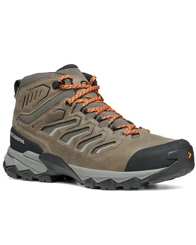 Scarpa Moraine Mid GTX Gore-Tex Scarponi Hiking Uomo, Fossil Brown